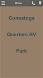 Mobile Screenshot of conestogaquartersrvpark.com